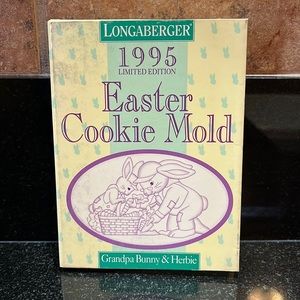 Longaberger 1995 Limited Edition Easter Cookie Mold / New in box